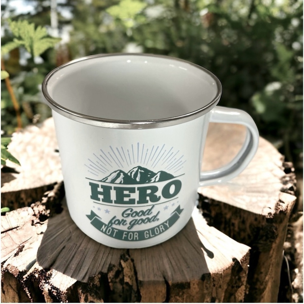 Top Guy Mugs - Hero - Good for good.
Not for Glory